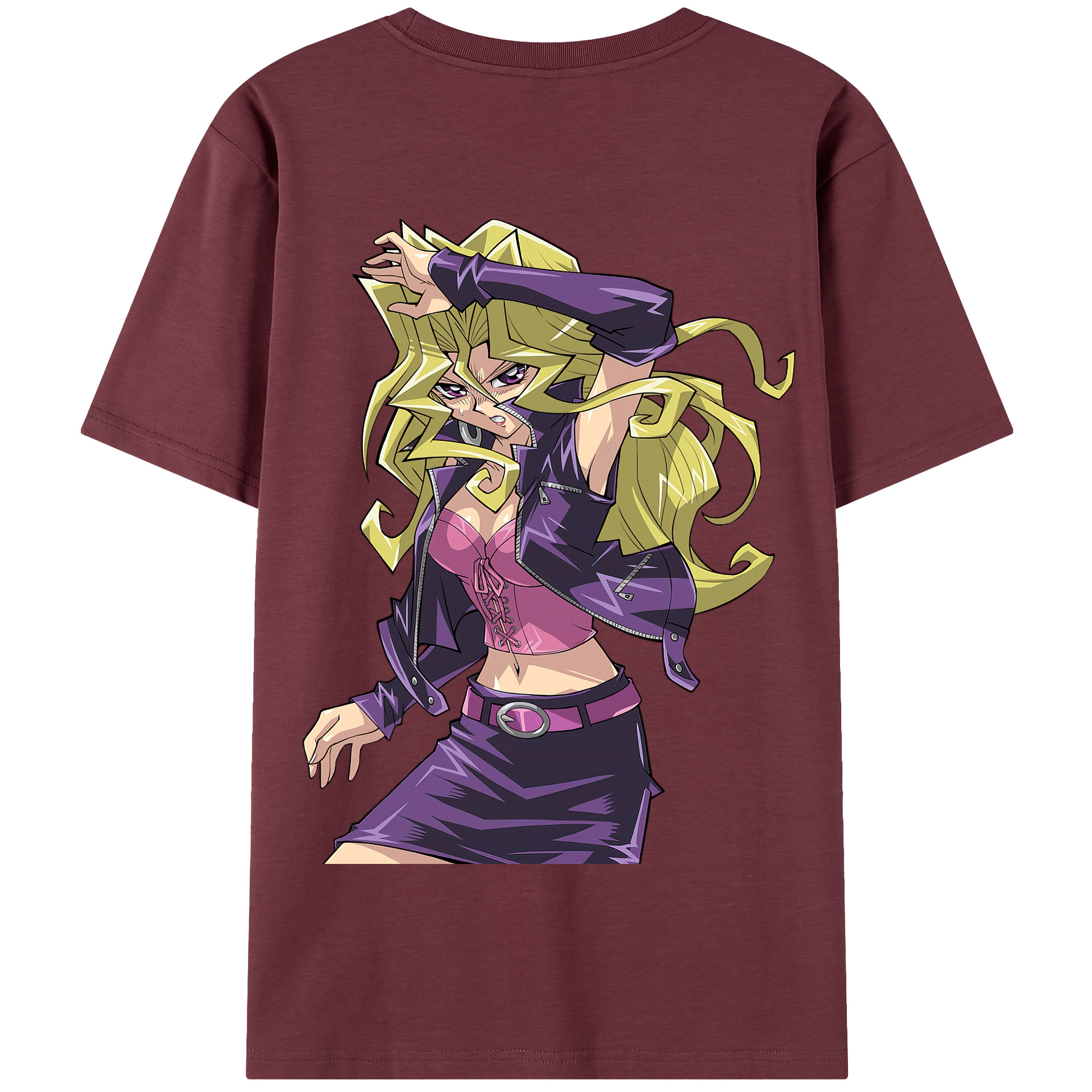 （画像用） 遊☆戯☆王 Yu-Gi-Oh! 綿100％半袖Tシャツ（背面プリント）